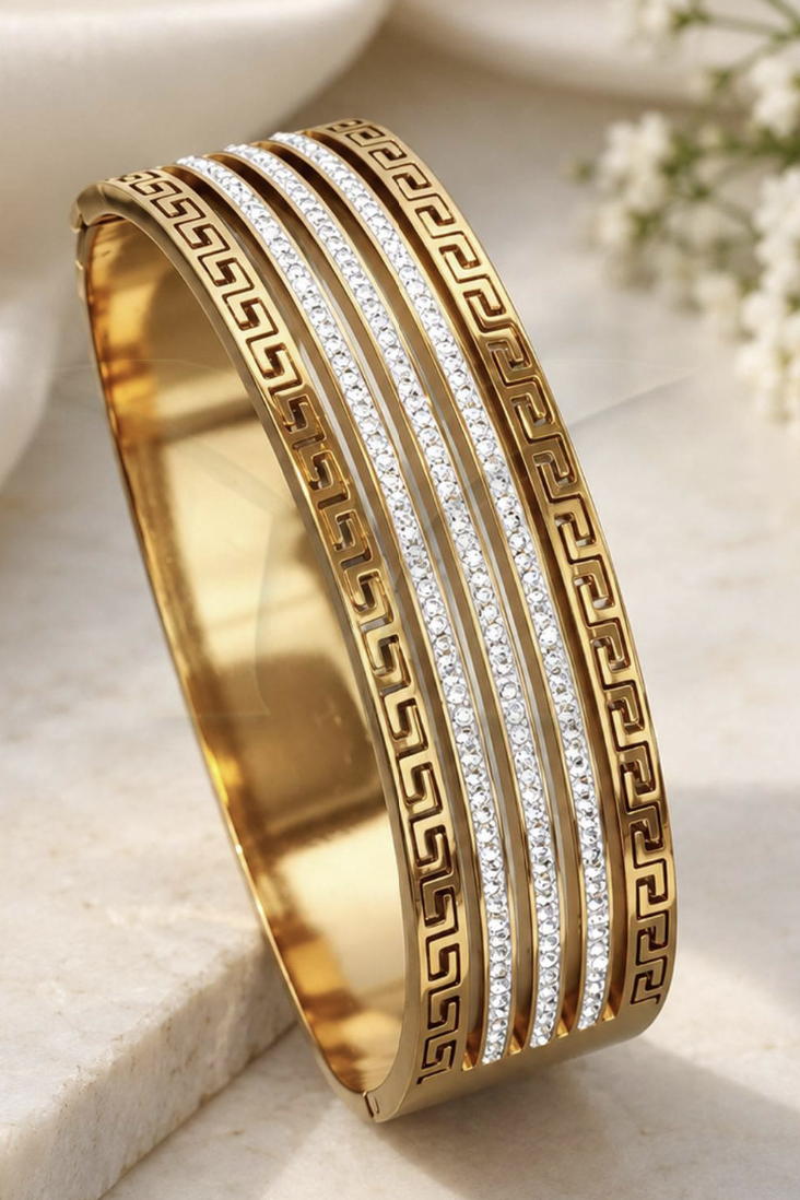 4 layered Anti Tarnish High Gold Polish Kada