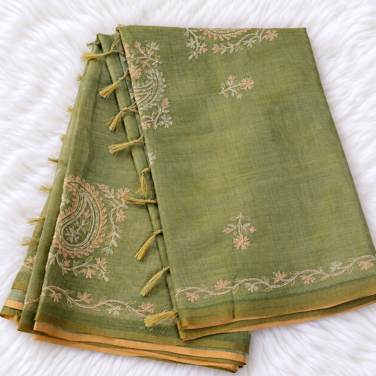 Linen - Pastel Green