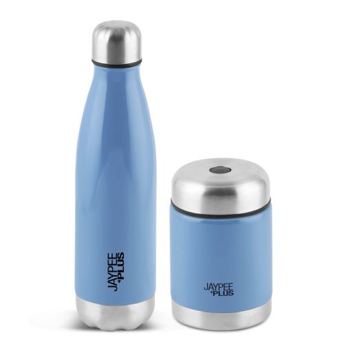 Jaypee Plus Smart Combo - Insulated Bottle 500ml With 400ml Food Jar