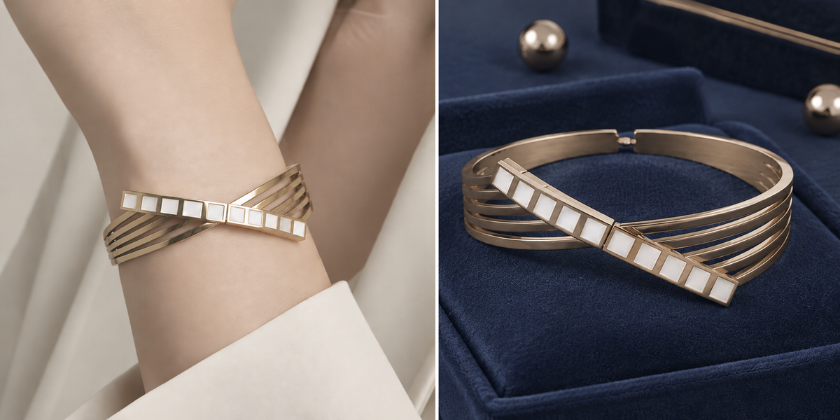 Designer Open Cuff Bracelet