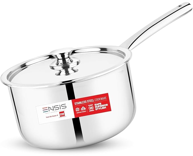 Ensis - Cookware Stainless Steel Triply Cookware with lid