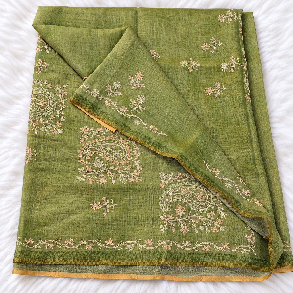 Linen - Pastel Green