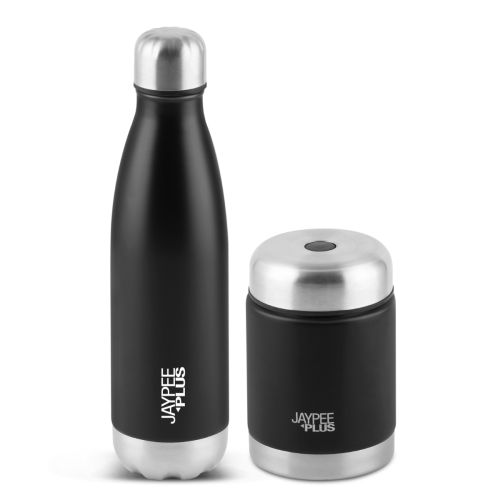 Jaypee Plus Smart Combo -  Insulated Bottle 500ml With 400ml Food Jar