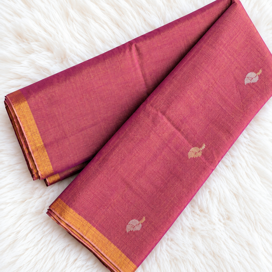 Half Linen & Tissue - Paithani and Jamdani work