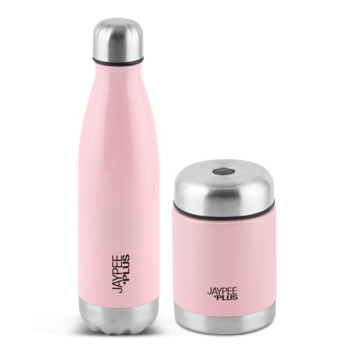 Jaypee Plus Smart Combo -  Insulated Bottle 500ml With 400ml Food Jar